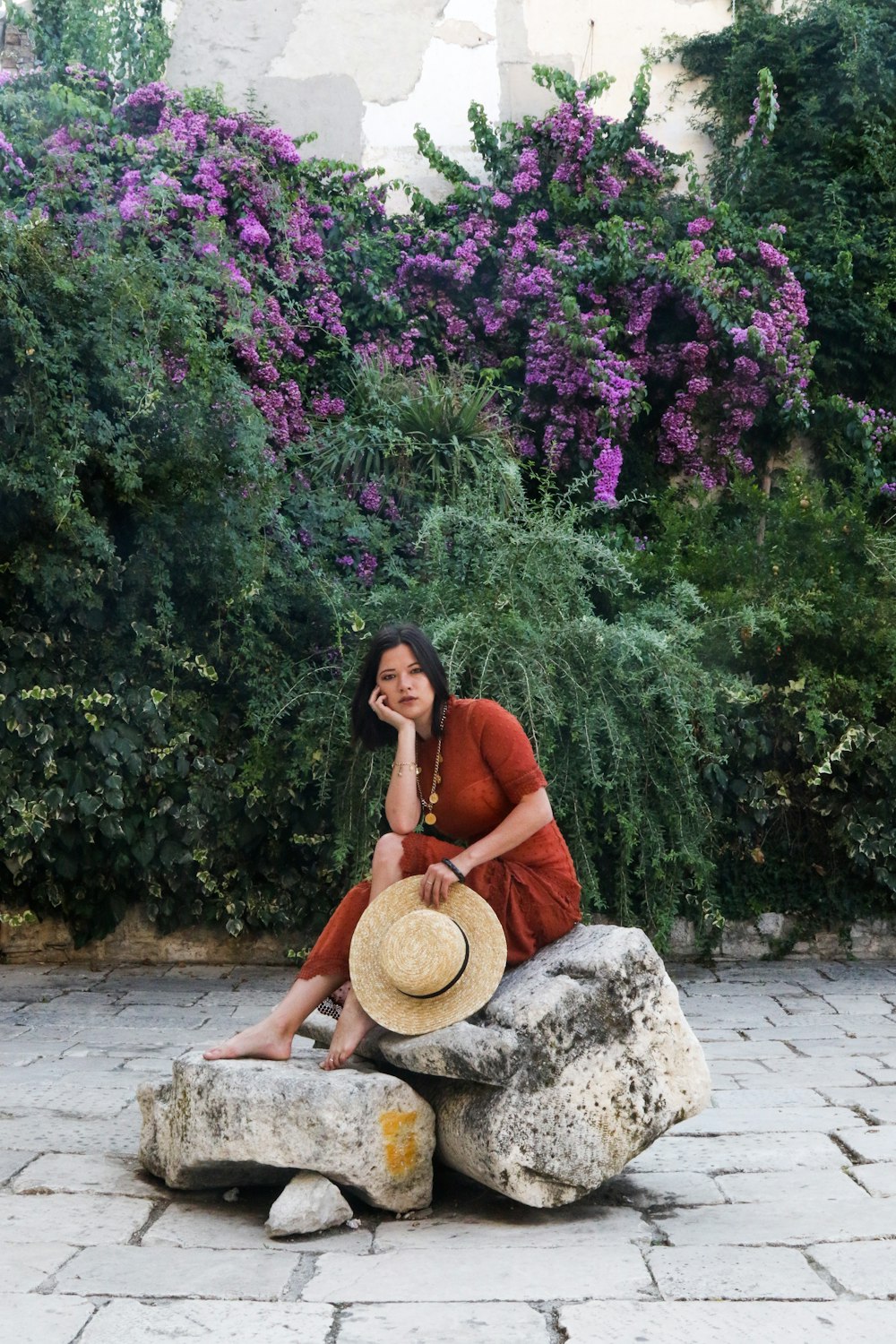 women's brown dress