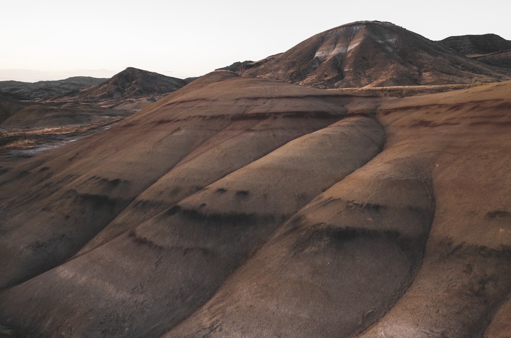 brown mountain at daytime