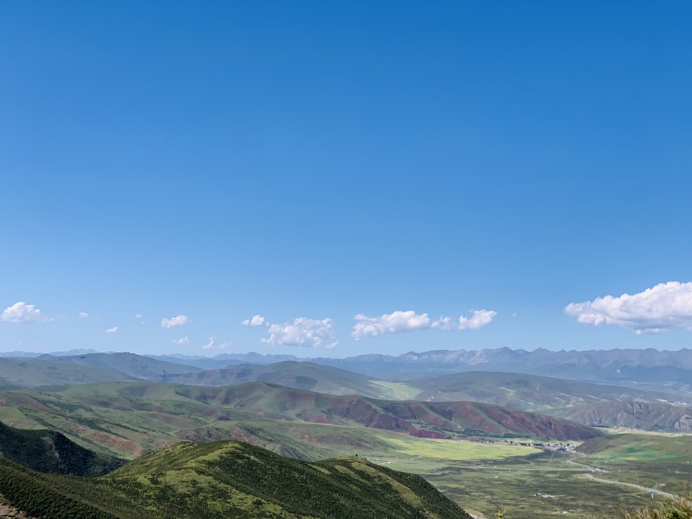 landscape photo of hills