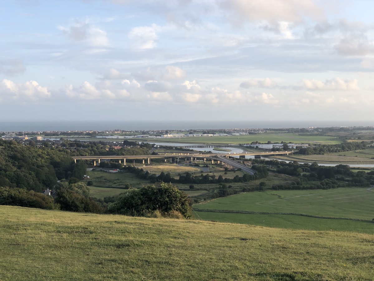 Rolling South Downs countryside on the southern fringe of Horsham District in West Sussex