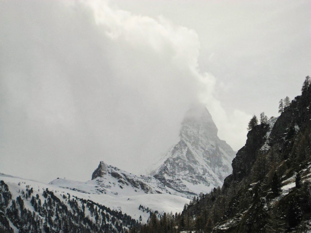 snow-covered mountain