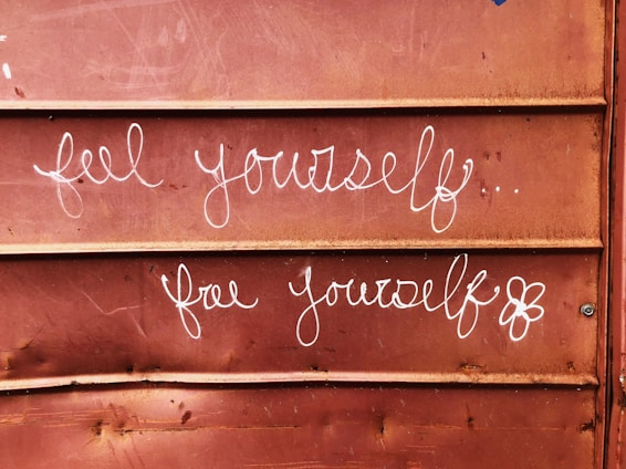 feel yourself for yourself text