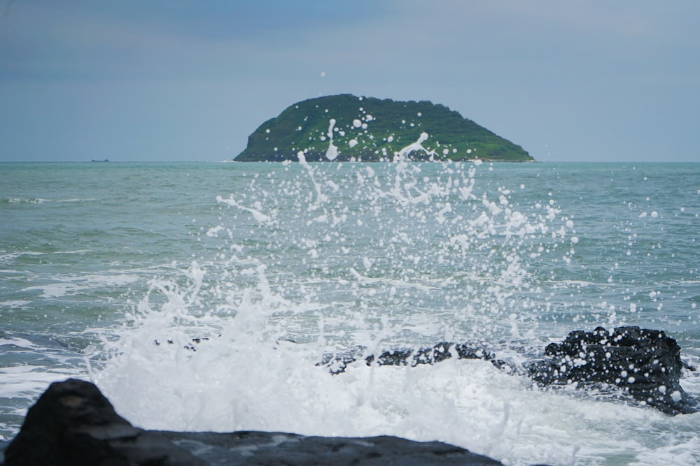 island during daytime