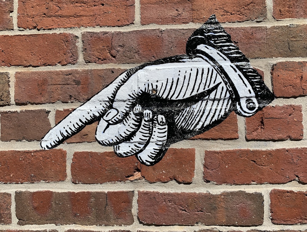 right person's hand graffiti