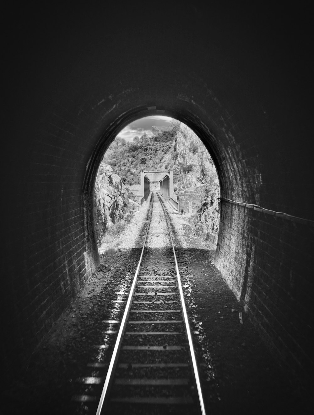 Eisenbahn im Tunnel