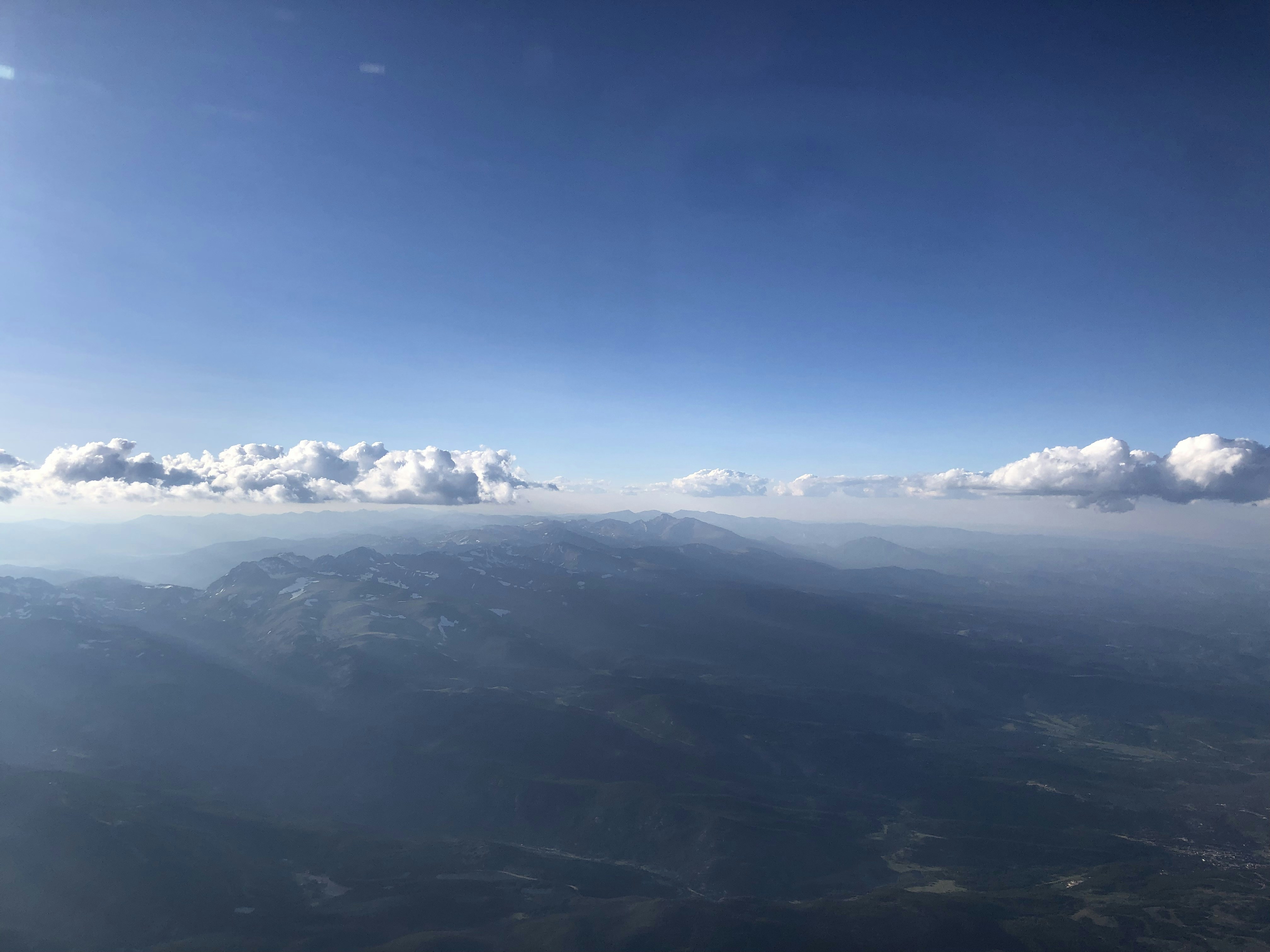 flying somewhere over colorado