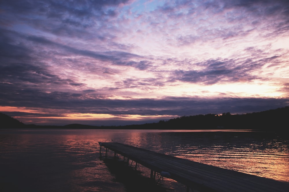 dock in body of water