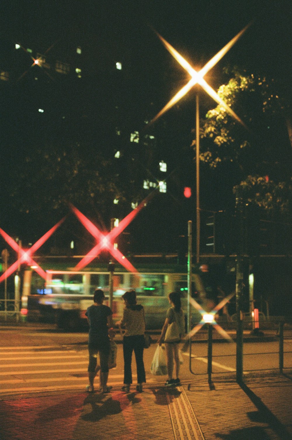 people about to cross street