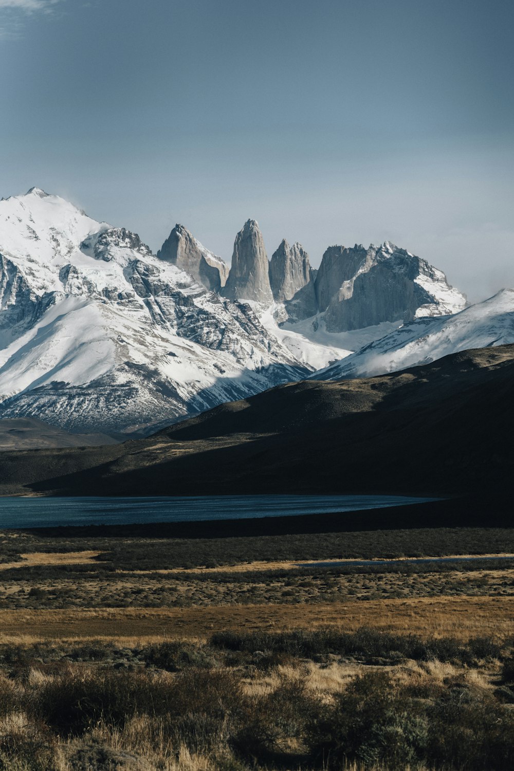 white snowcape mountain