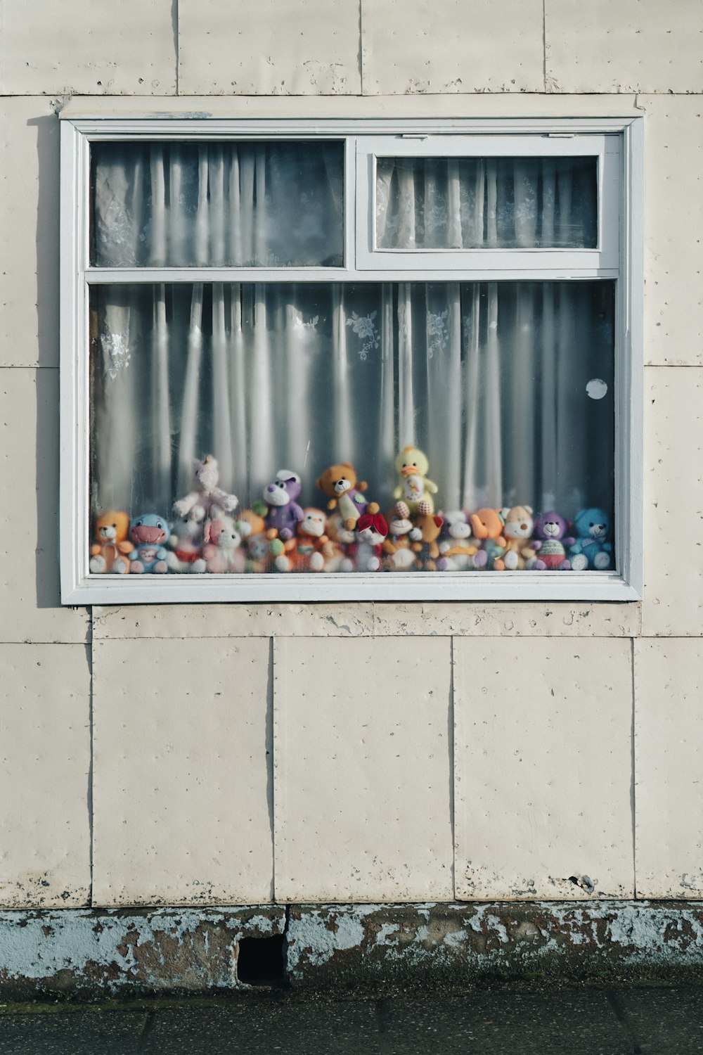 white wooden framed glass window