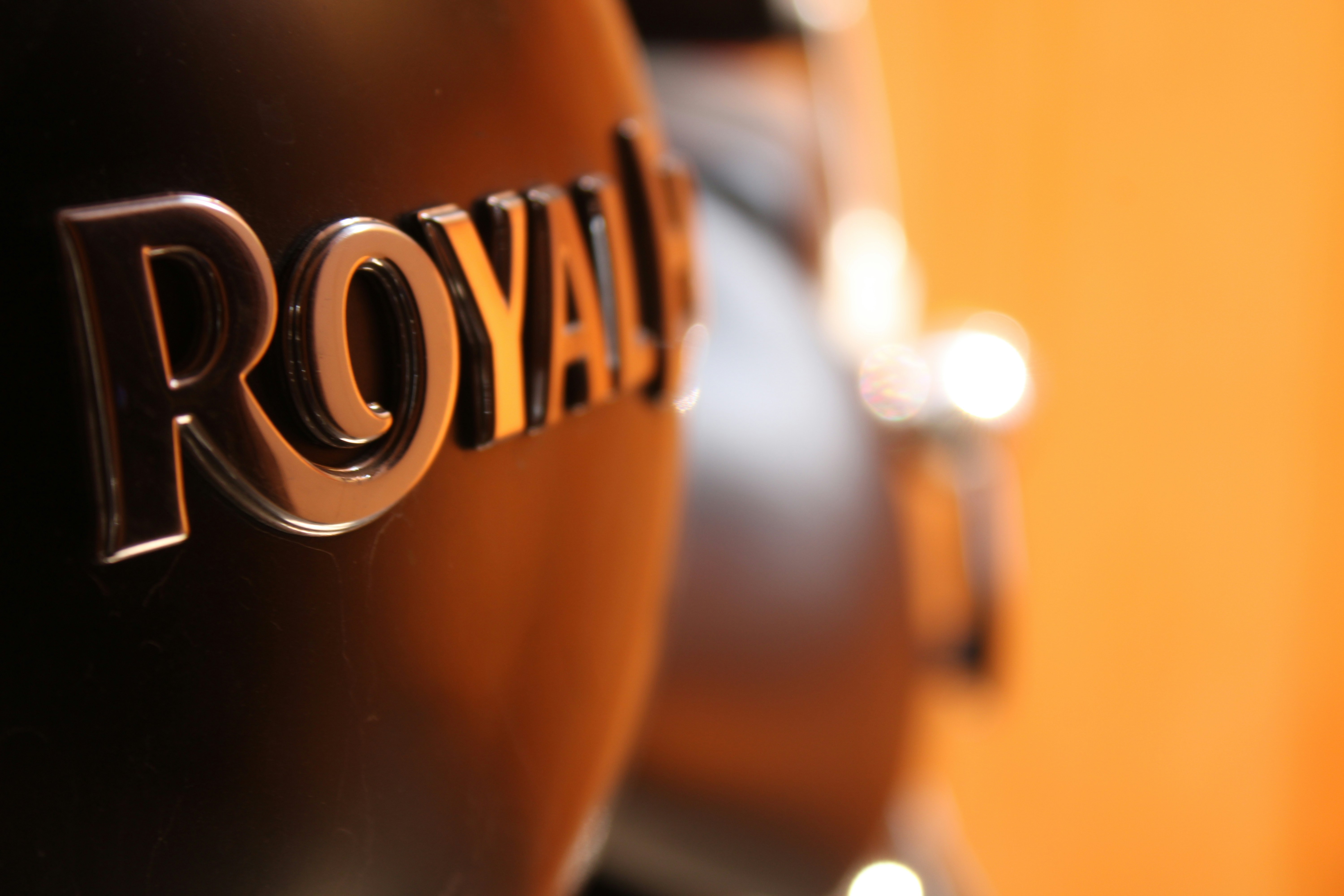 a close up of the name of a motorcycle