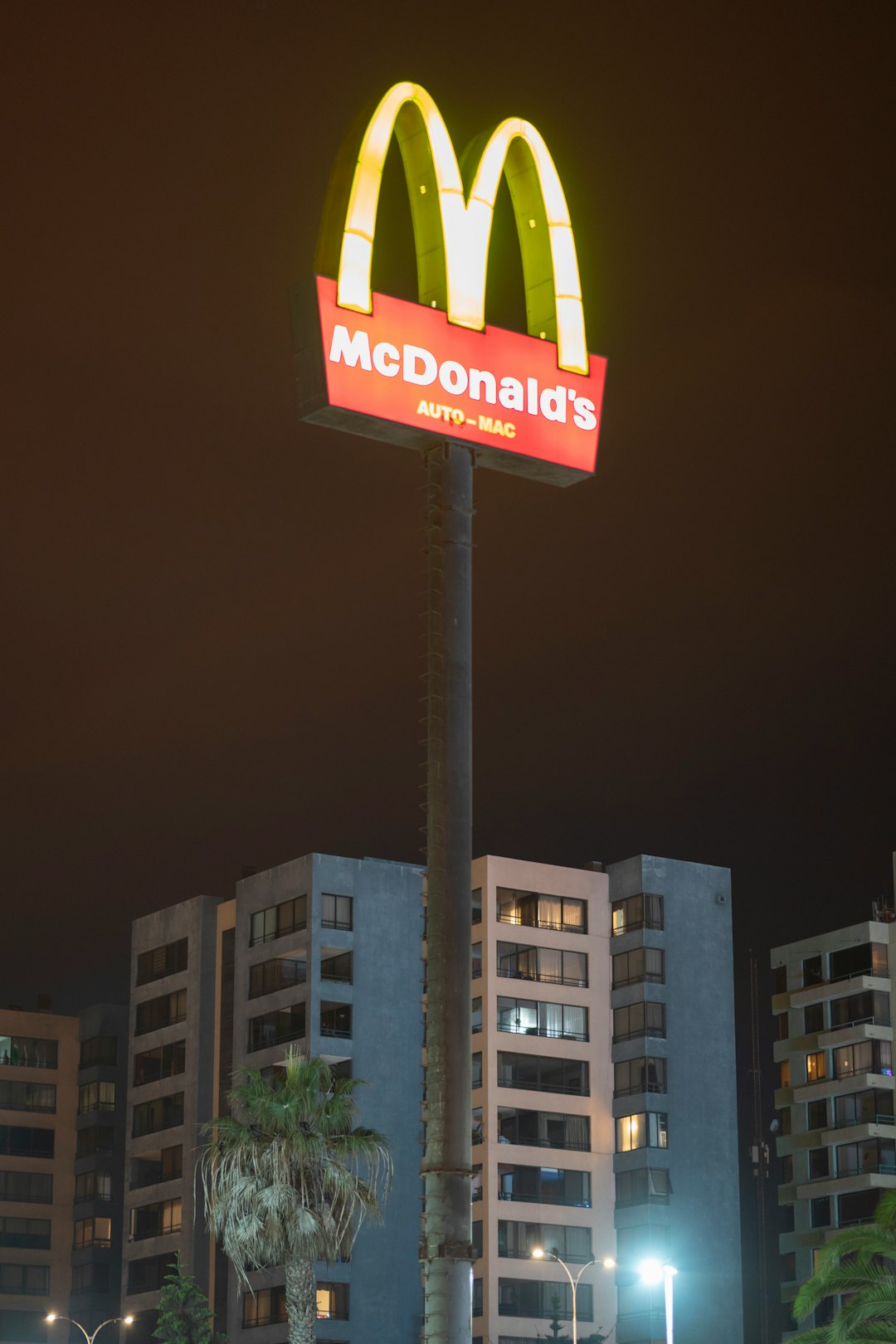 McDonald's LED signage