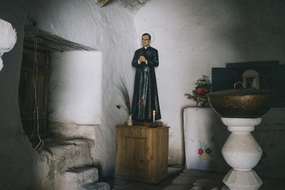 priest statue