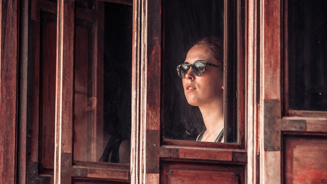 woman wearing sunglasses