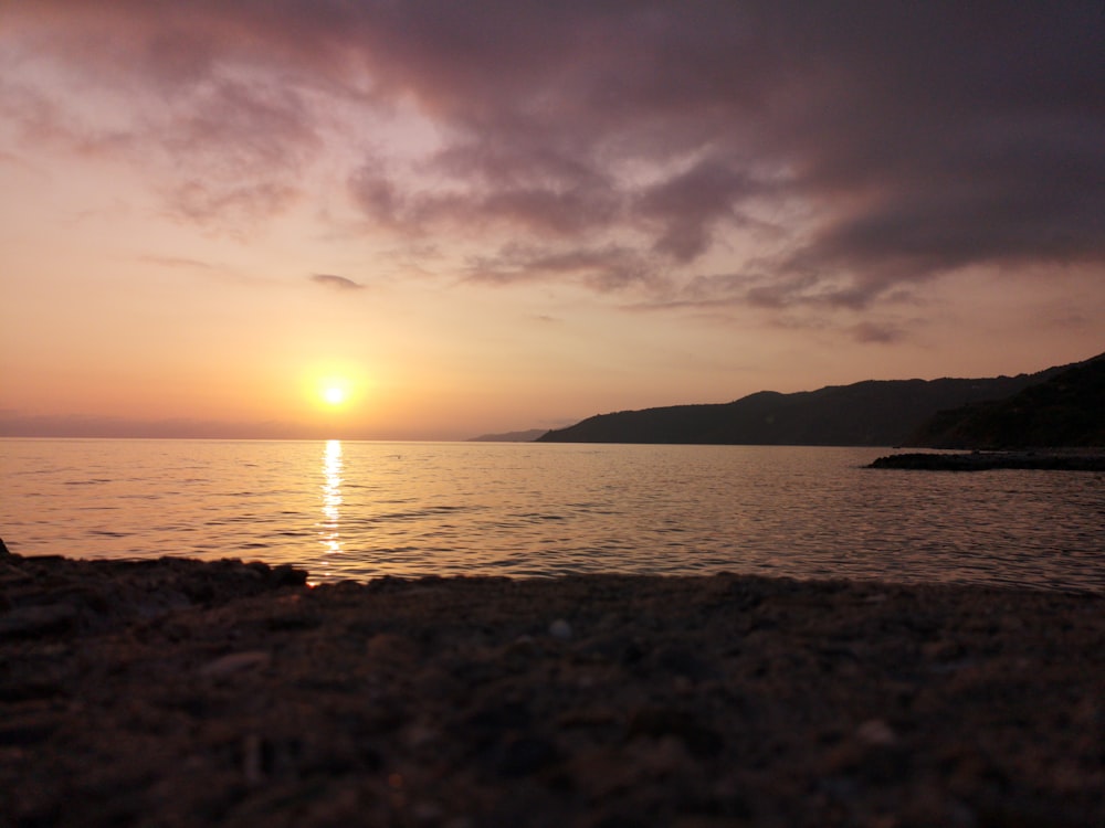 sea and golden hour