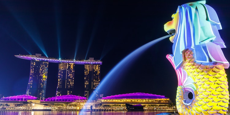 Singapore Lion fountain