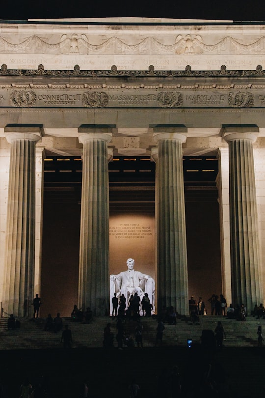 Lincoln Memorial Hall, Washington DC in Lincoln Memorial United States
