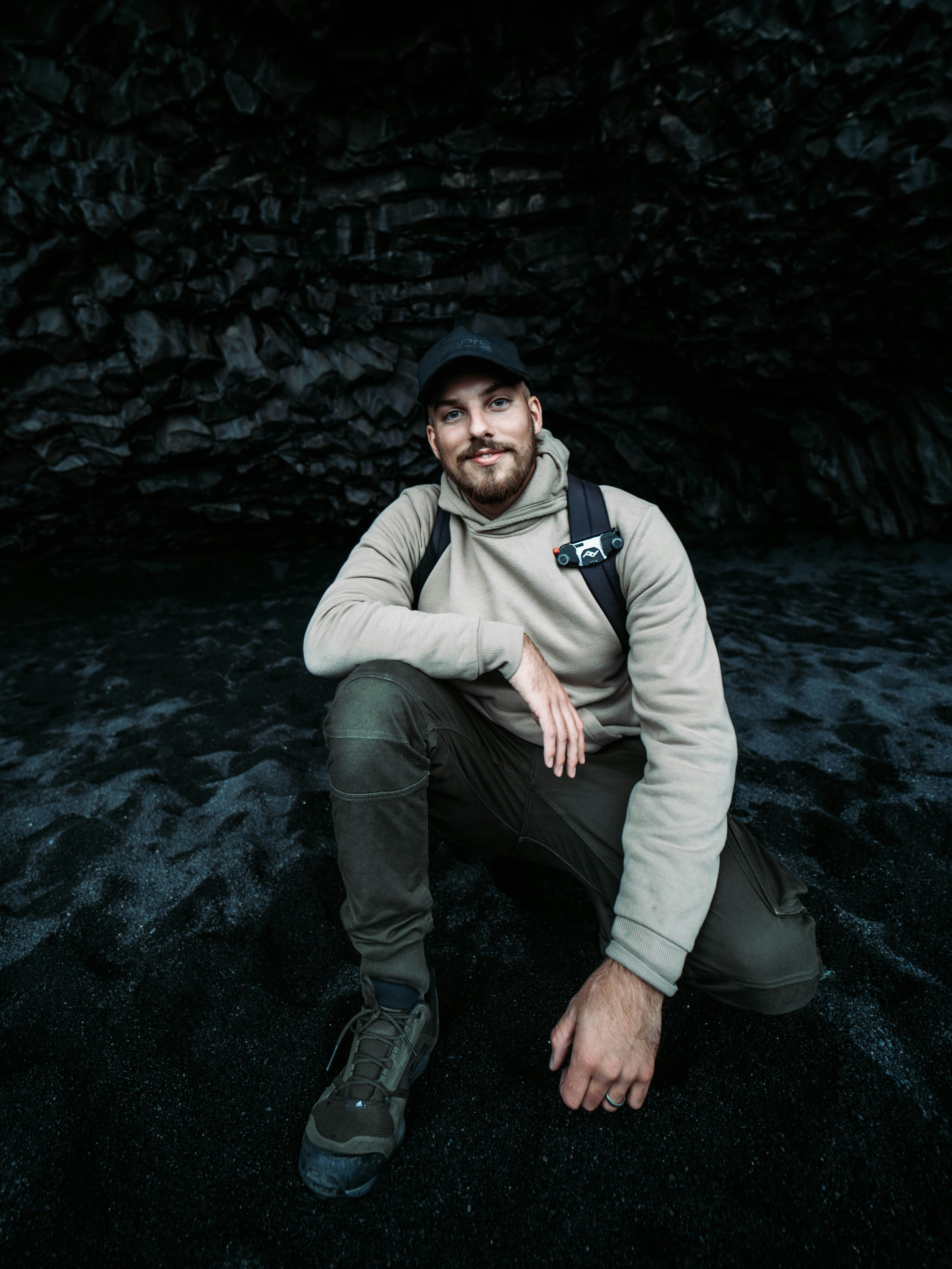 men's brown pullover hoodie