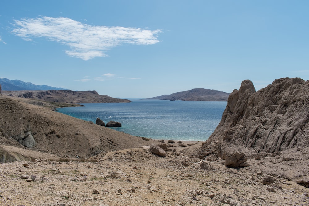 rocky island during day