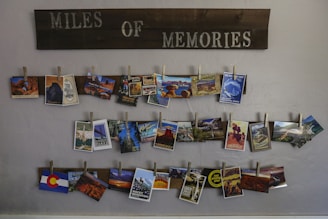 assorted-color stickers