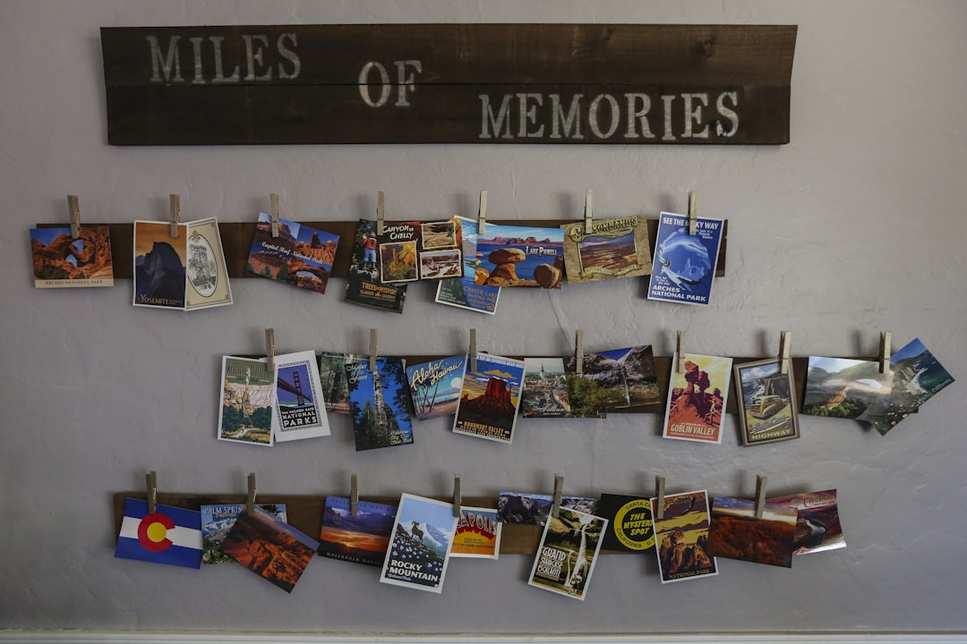 assorted-color stickers, My nephew is a travel hound. He and his wife love road trips and started a wall to illustrate w