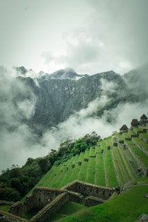 snow-covered mountain at daytime
