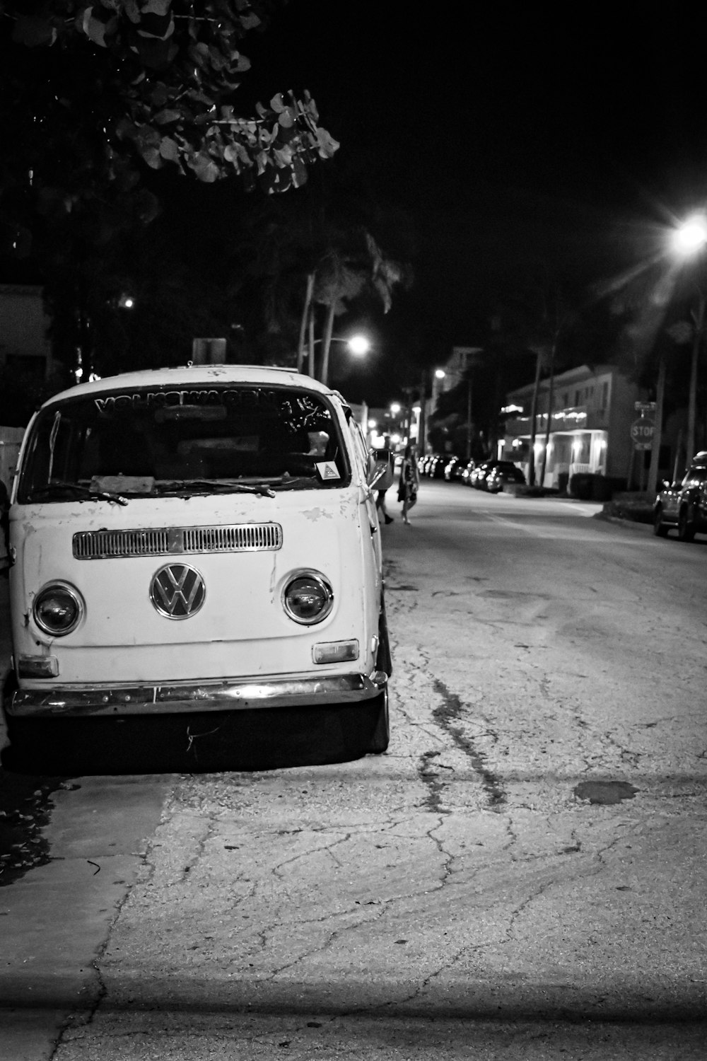 white Volkswagen T-Series car