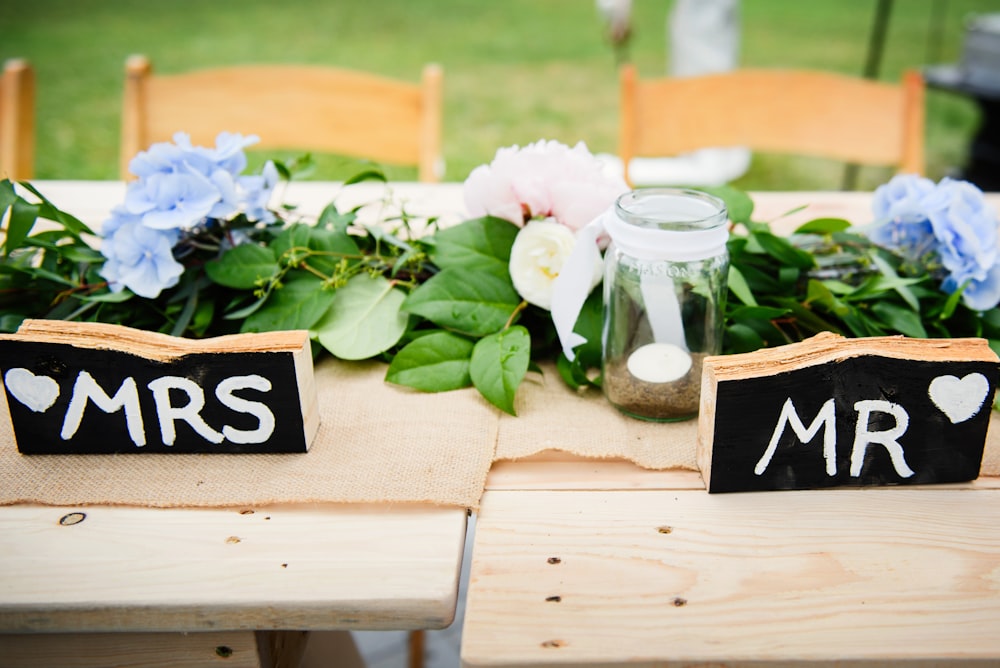 flowers on table