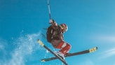 man skiing on land