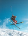 man skiing on land