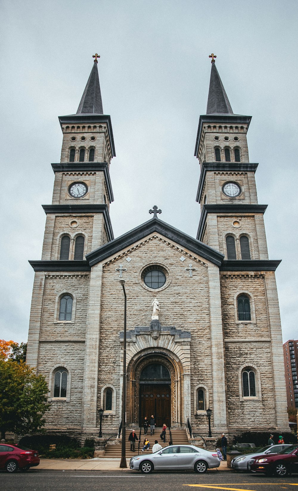 brown concrete church