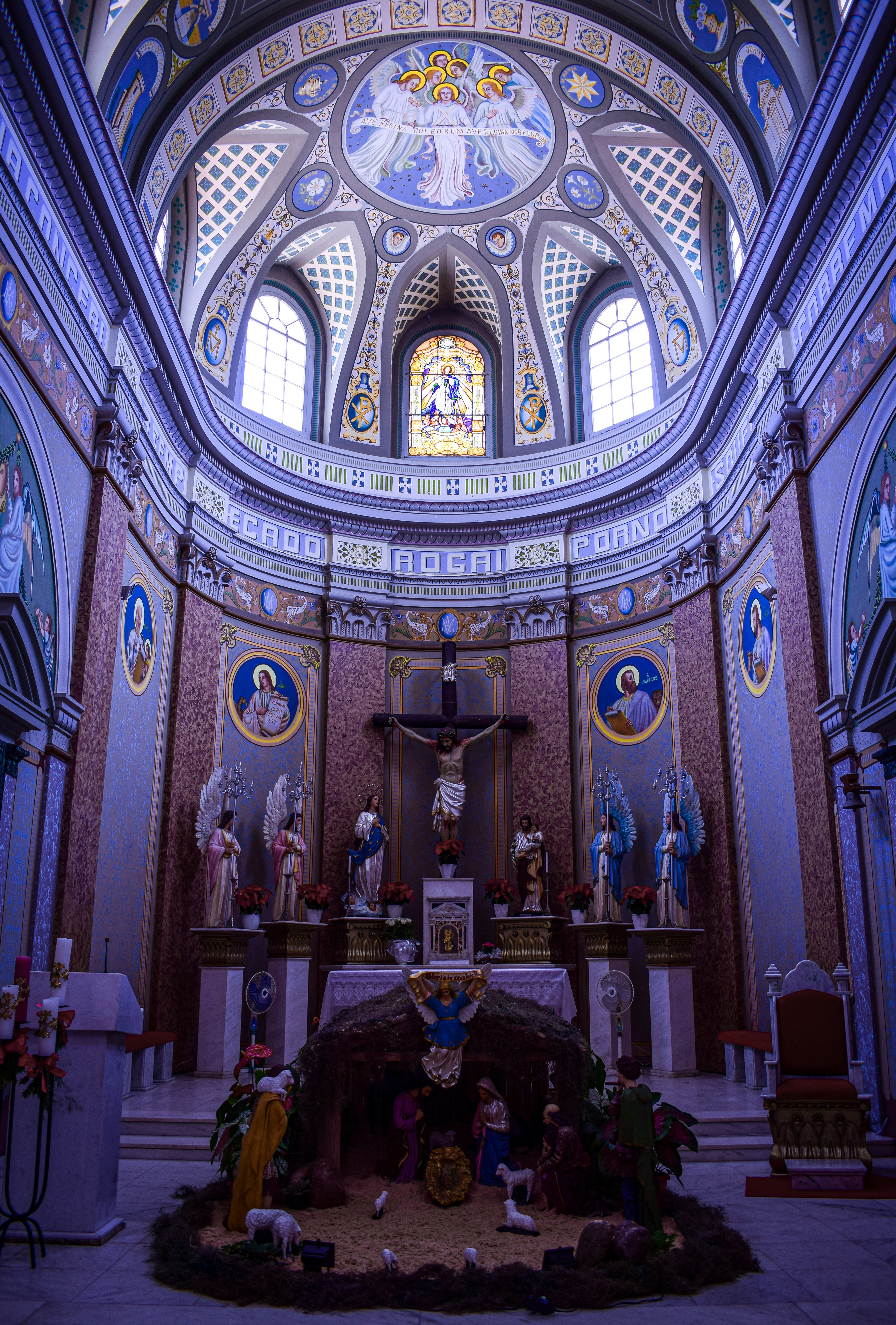 church interior altar