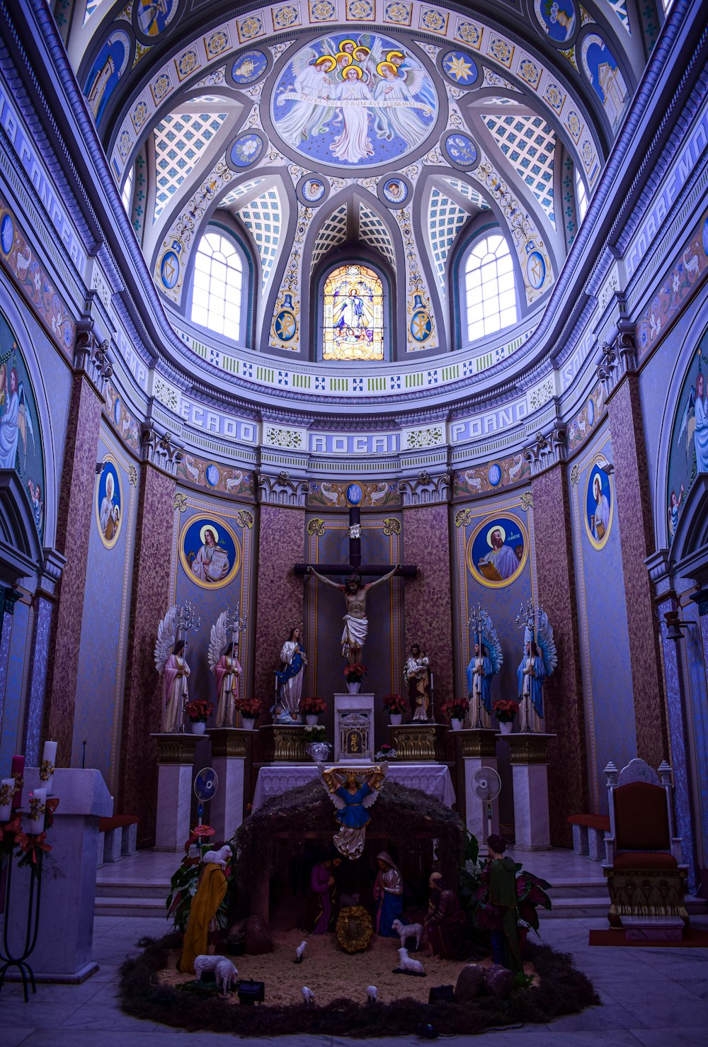 church interior altar