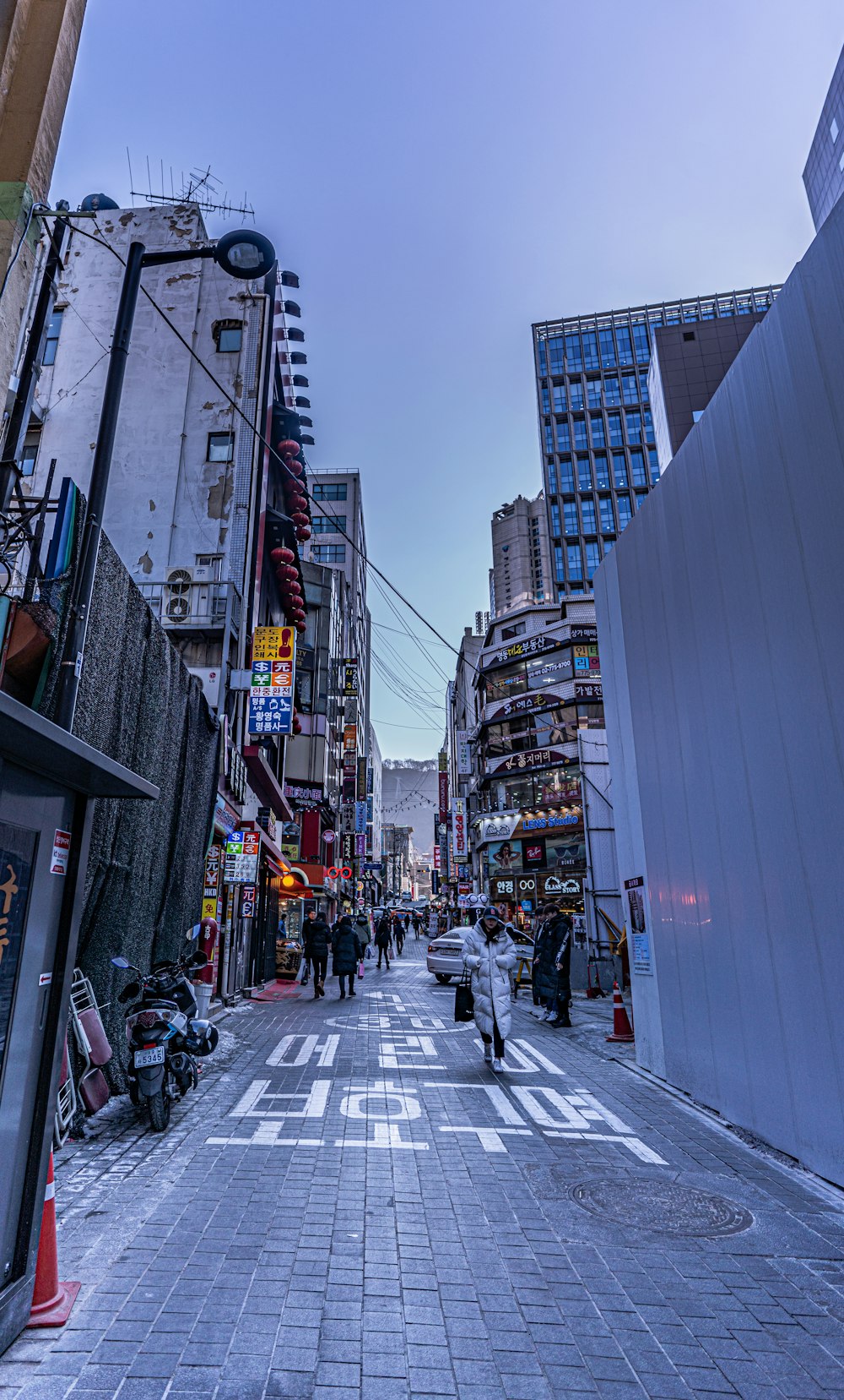 people walking on streets