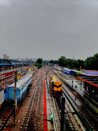 yellow train