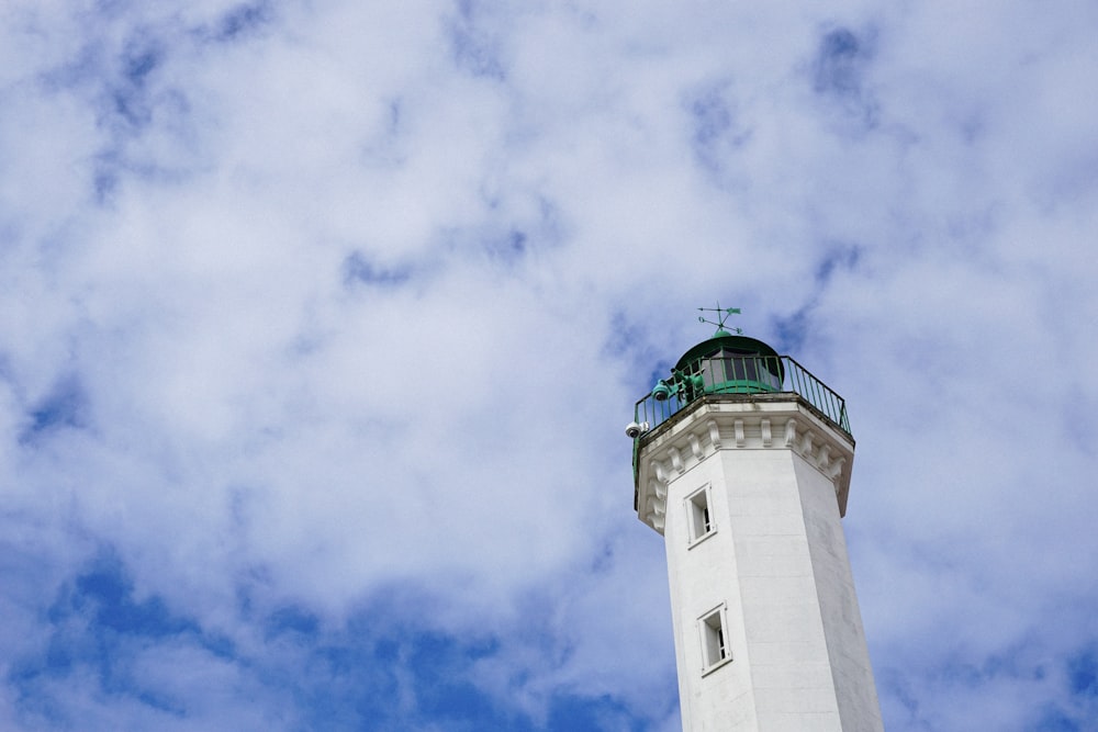 low angle photo of lighthouse