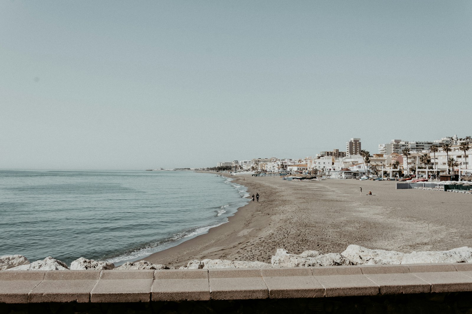 Playa y perfil de Torremolinos, Costa del Sol