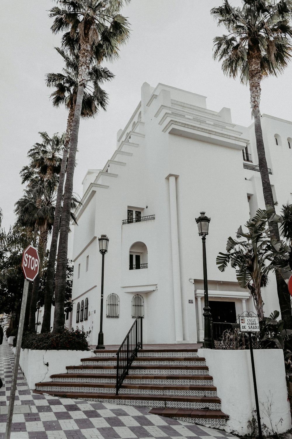 white concrete building