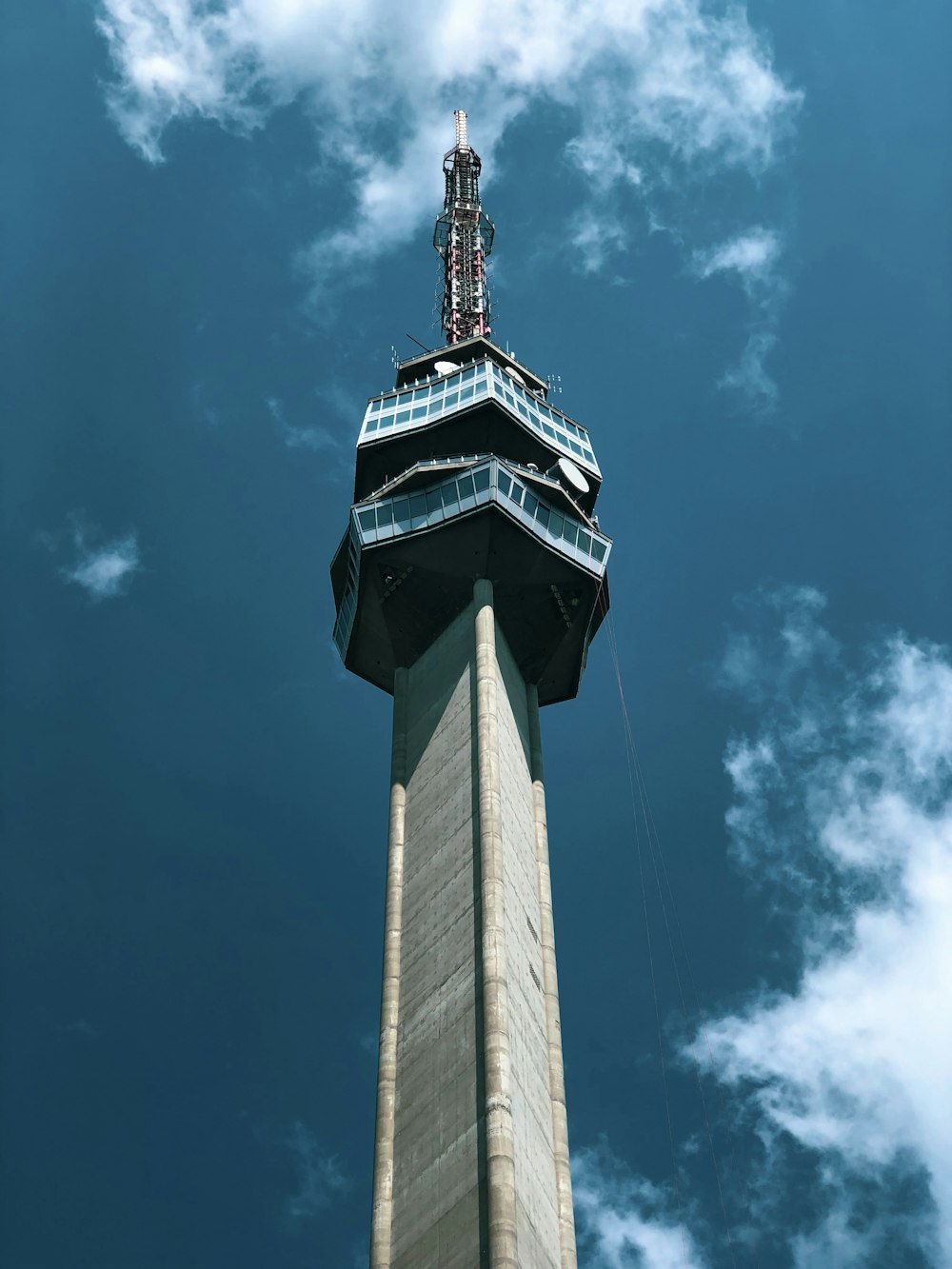 gray concrete tower at daytime