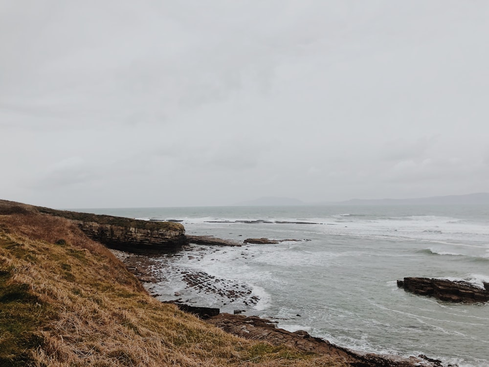 body of water near island