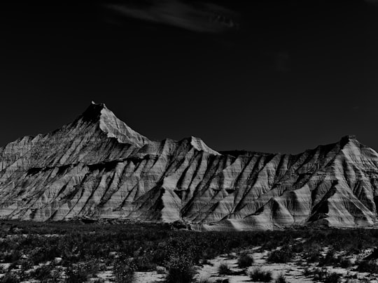 mountain ranges in Bardenas Reales Spain