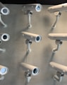 white bullet security camera lot