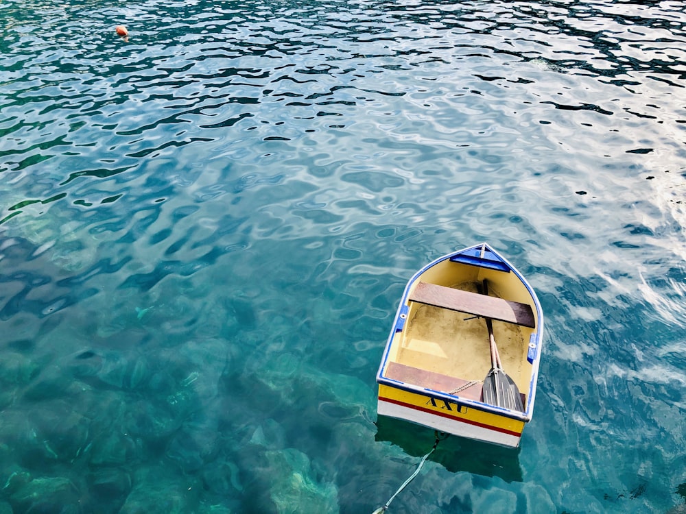 canoe on body of water