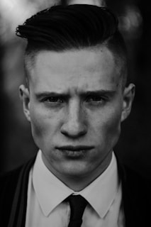 man taking selfie