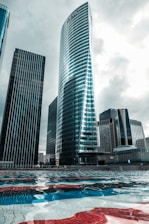 buildings near pool