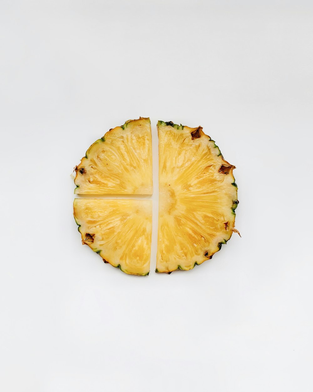 sliced pineapple fruit