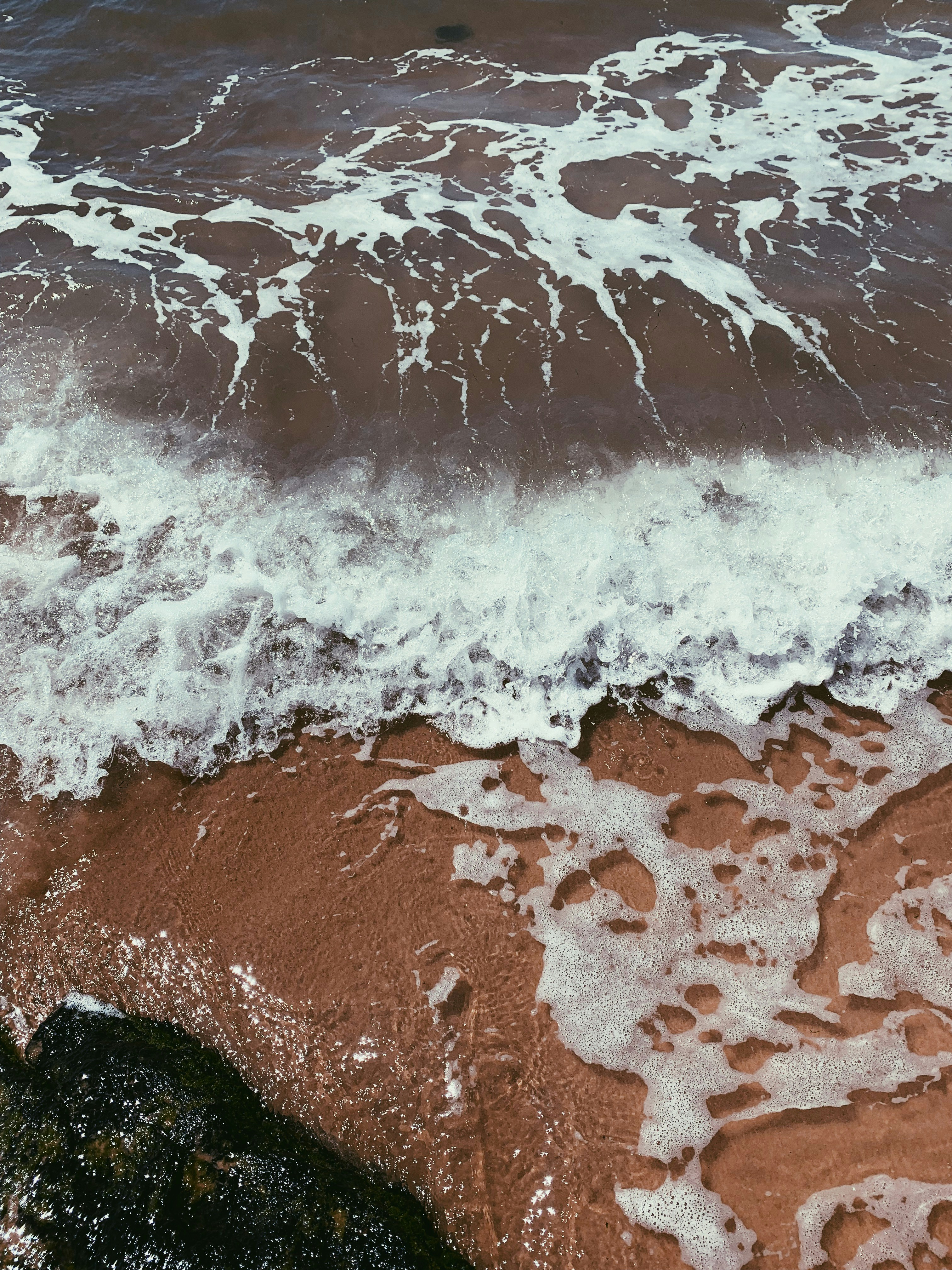 Closuep Foto de la orilla del mar