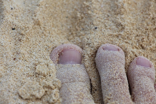 A close-up of breathable sandal material showcasing its texture.