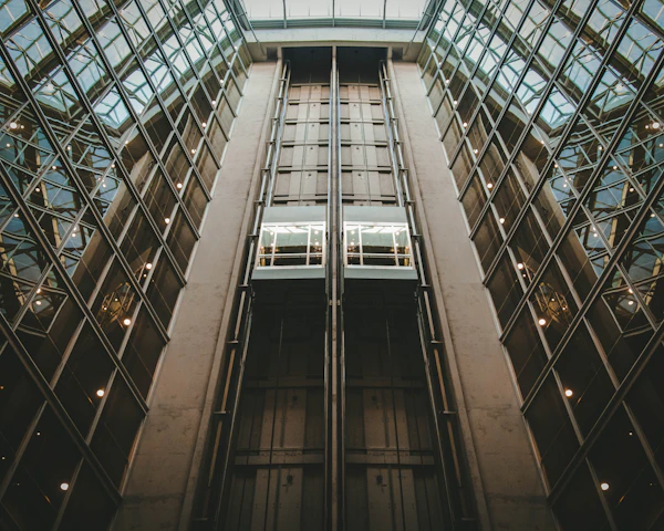 Elevator hoistway and shaft