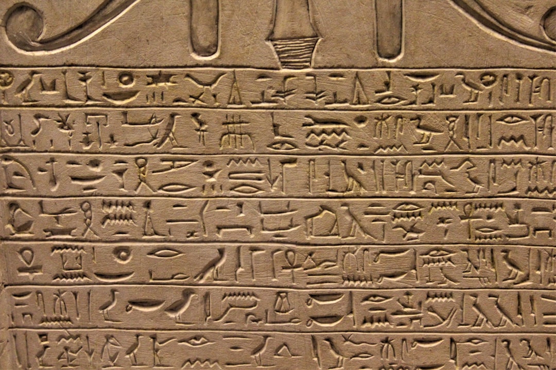 encrypted sign on wall,